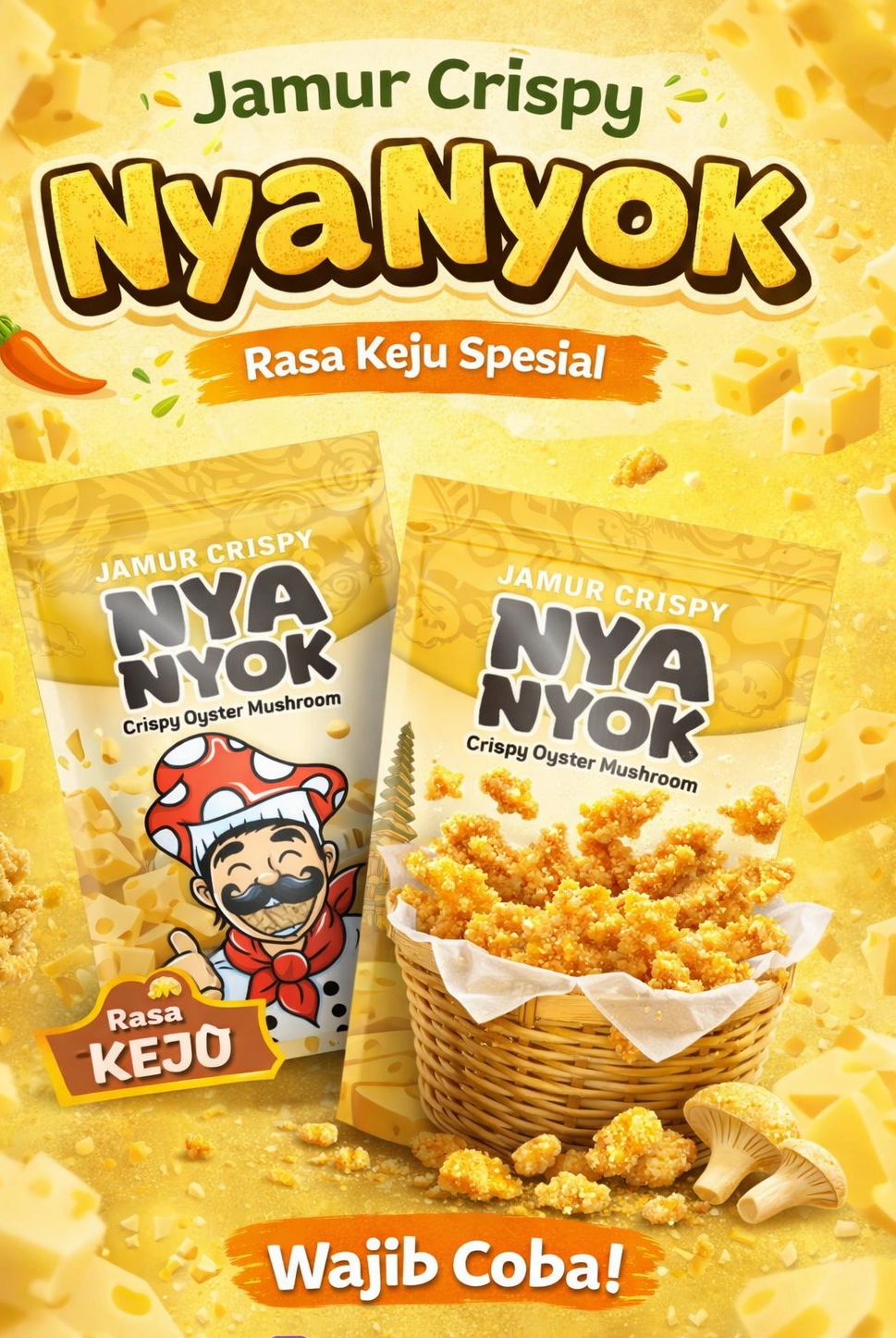 Jamur Crispy Cheese